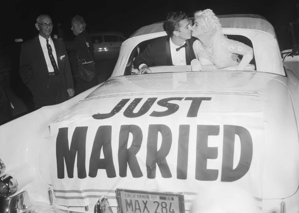 Jayne Mansfield and Mickey Hargitay — Jan. 15, 1958